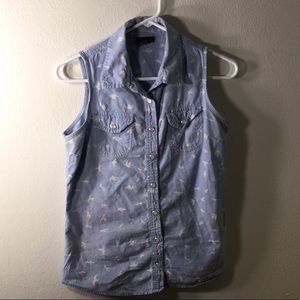 Blue Bird Button Down